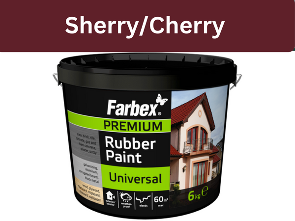Universelle „Gummi“-Farbe – Cherry – 3 Packungsgrößen