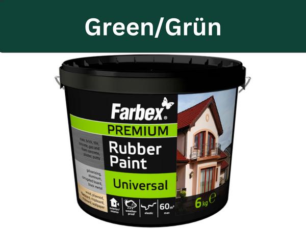 Universelle „Gummi“-Farbe – Grün – 3 Packungsgrößen